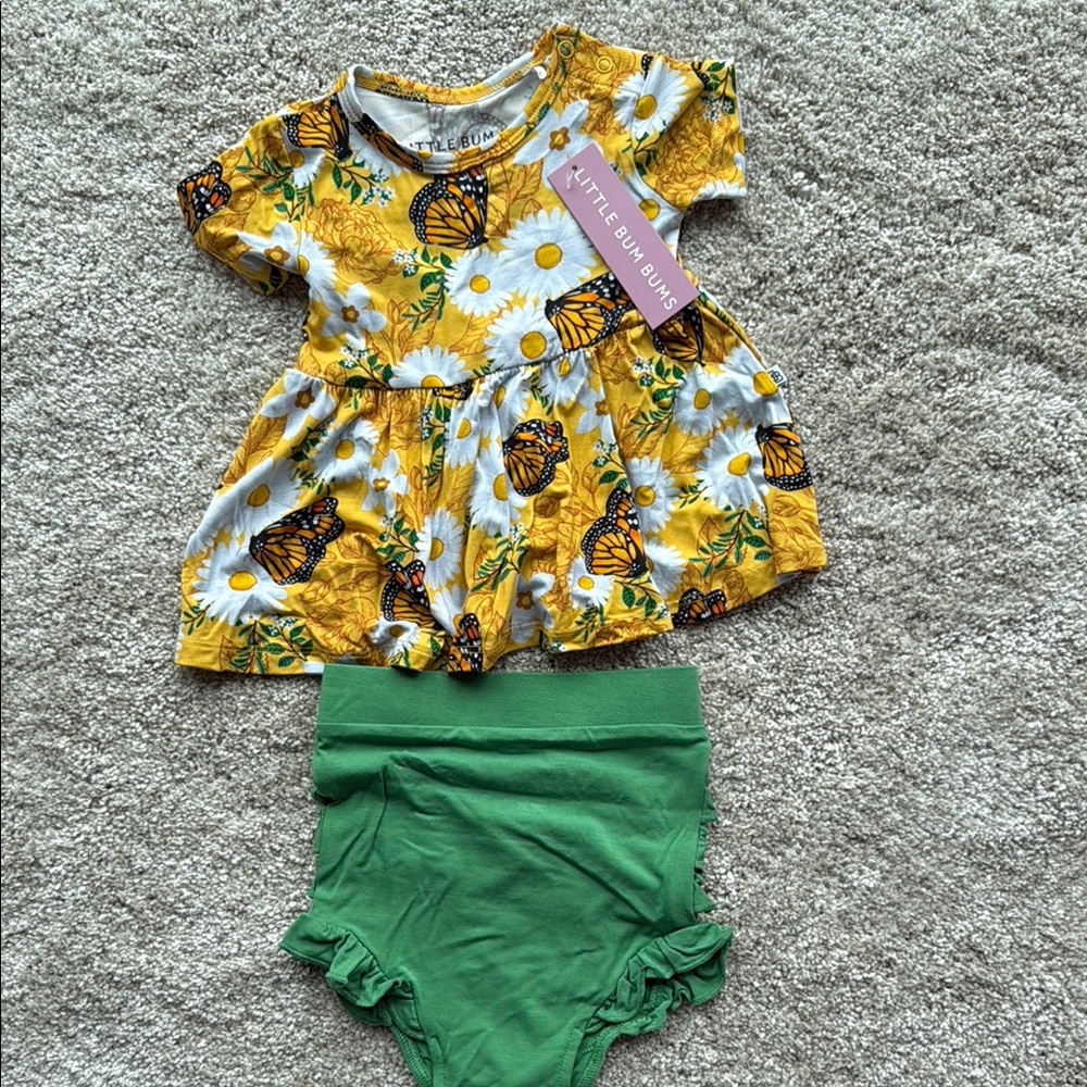 Yellow and Green Diaper Covers Accessories